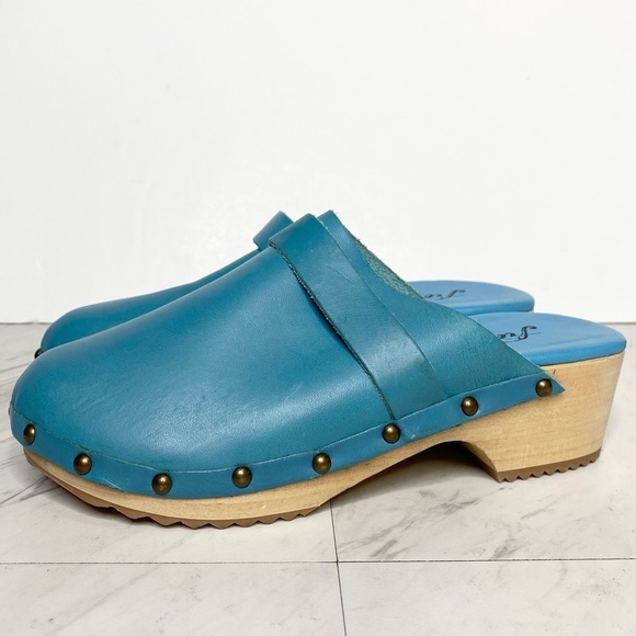 Free People Callum Surfer Leather Clog 36 - Picture 1 of 12
